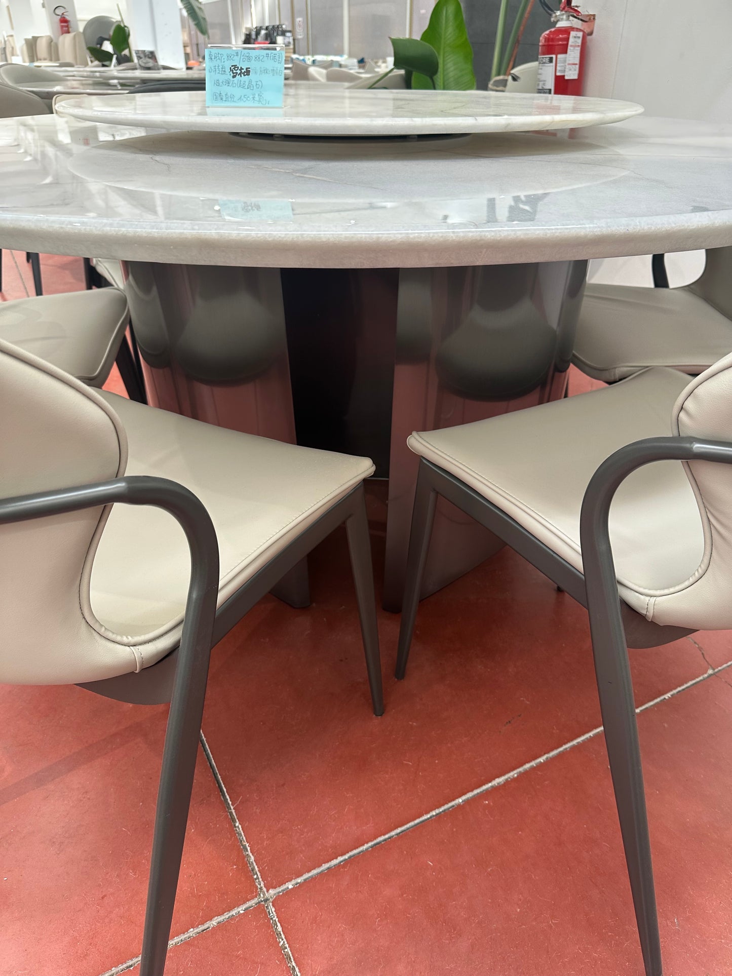 大理石餐桌(圆桌)019