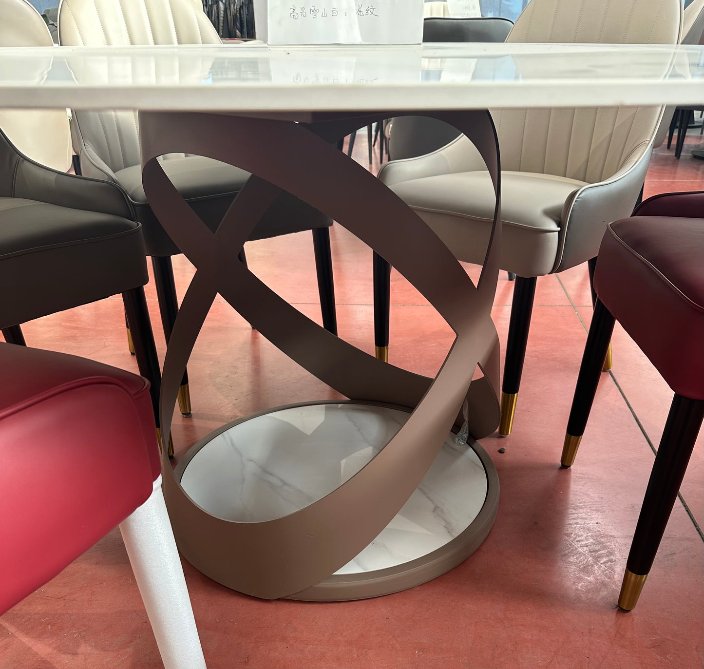 大理石餐桌(圆桌)025