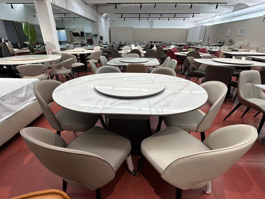 大理石餐桌(圆桌)008