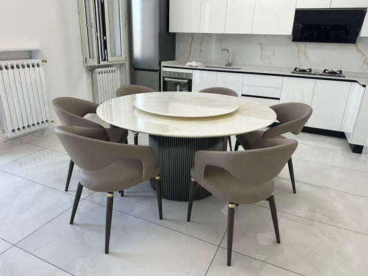 大理石餐桌(圆桌)014