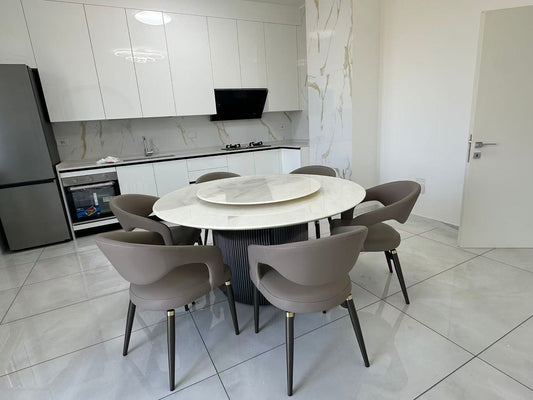 大理石餐桌(圆桌)004