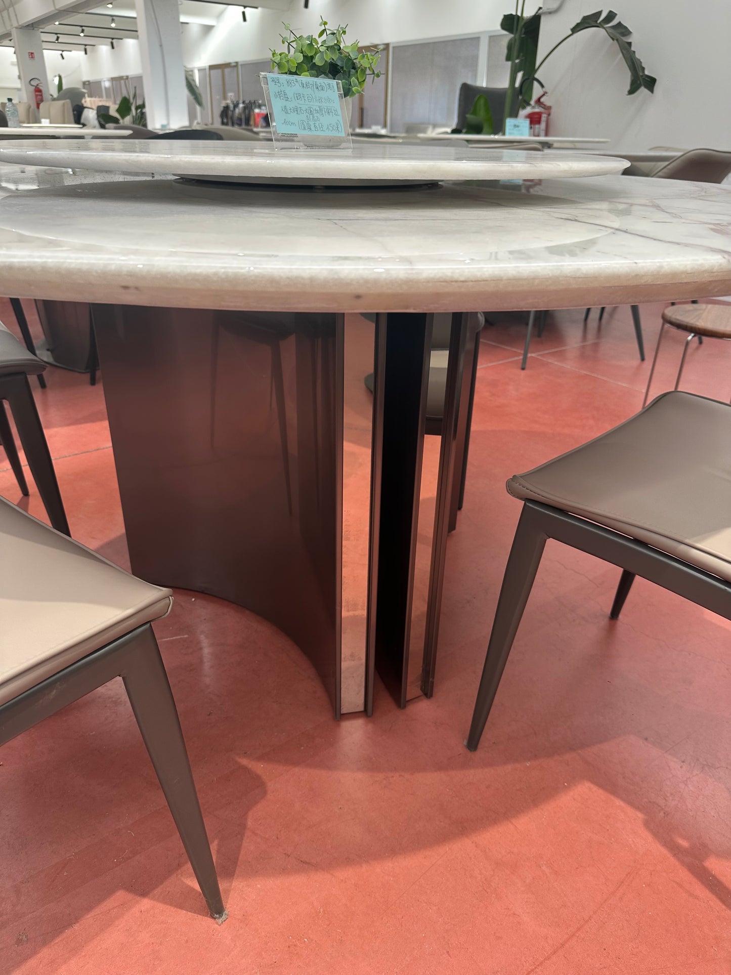 大理石餐桌(圆桌)018