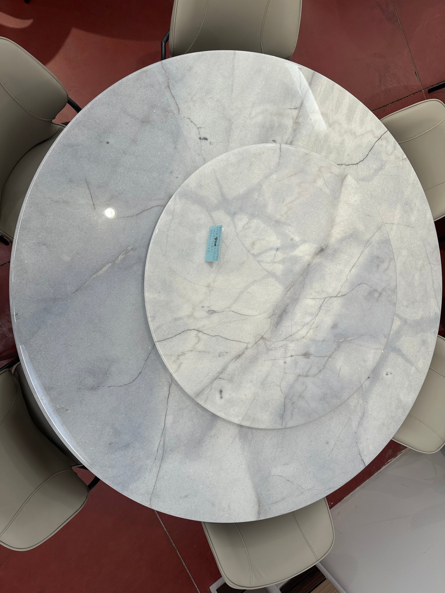 大理石餐桌(圆桌)019